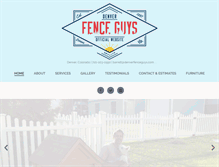 Tablet Screenshot of denverfenceguys.com